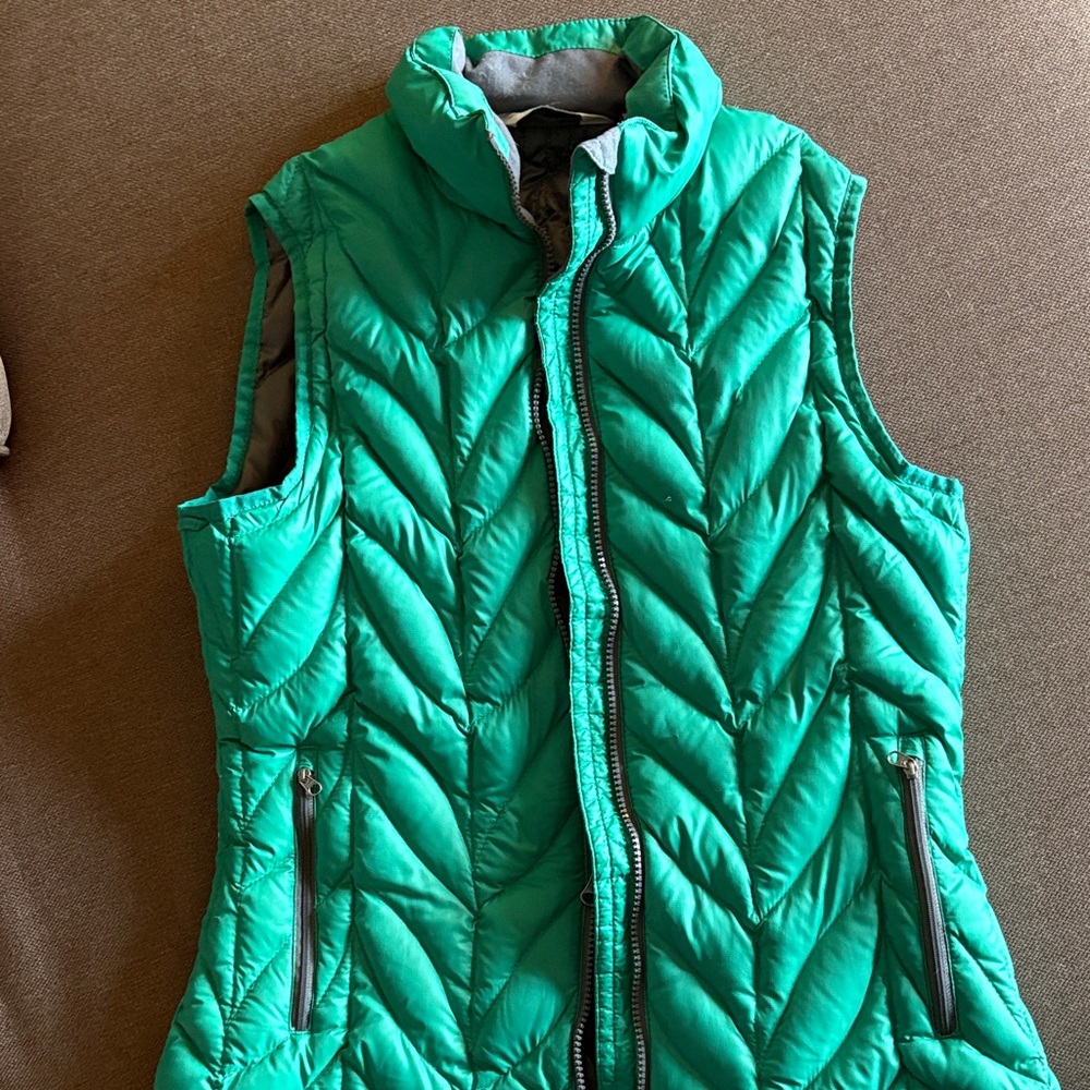 Eddie Bauer Teal Quilted Vest